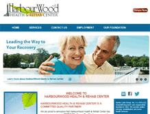 Tablet Screenshot of harbourwoodcare.com